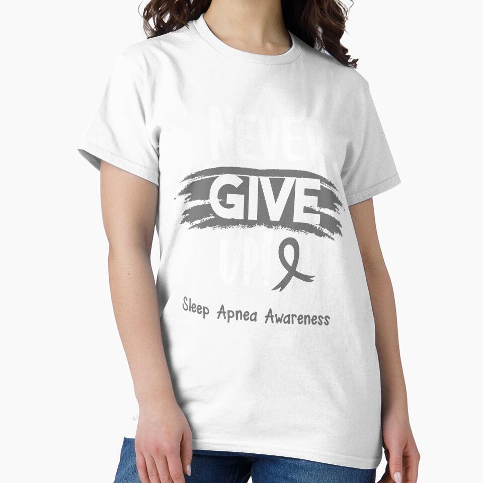 Sleep Apnea Warrior - Sleep Apnea Awareness - Never Give Up! by Robbsyn Unisex , , , Long Sleeve Tee