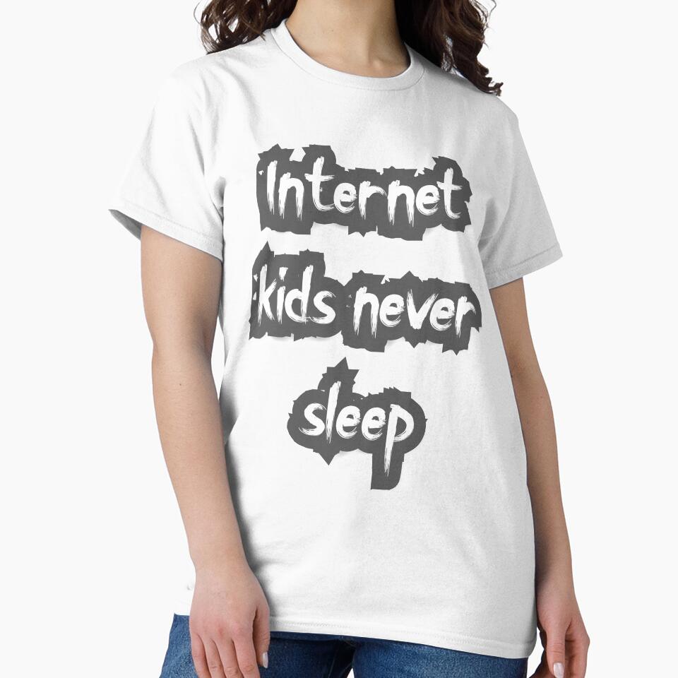 internet kids never sleep by Inspiring Strokes Unisex , , , Long Sleeve Tee