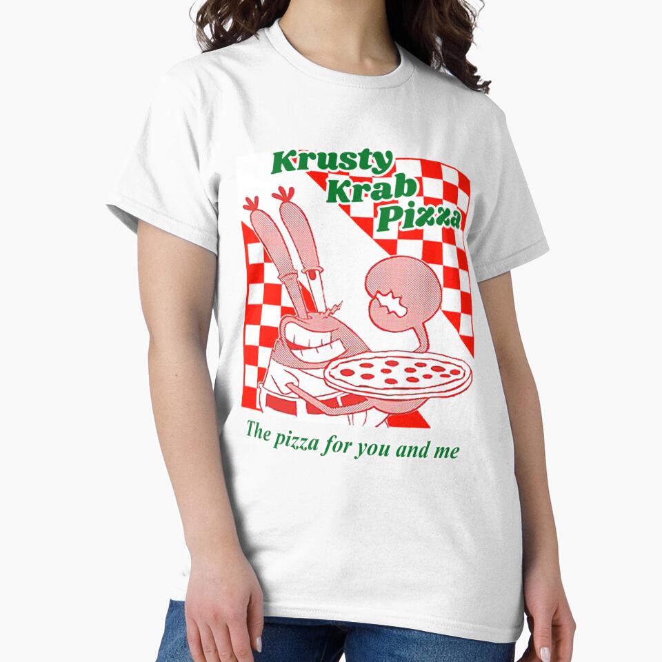 krusty krab pizza by SabineHickey Unisex , , , Long Sleeve Tee