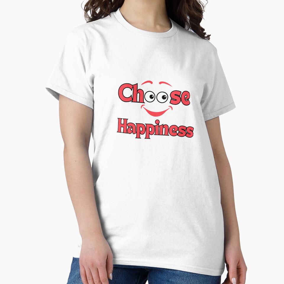 Choose Happiness by TRENDYBYNAHLA Unisex , , , Long Sleeve Tee