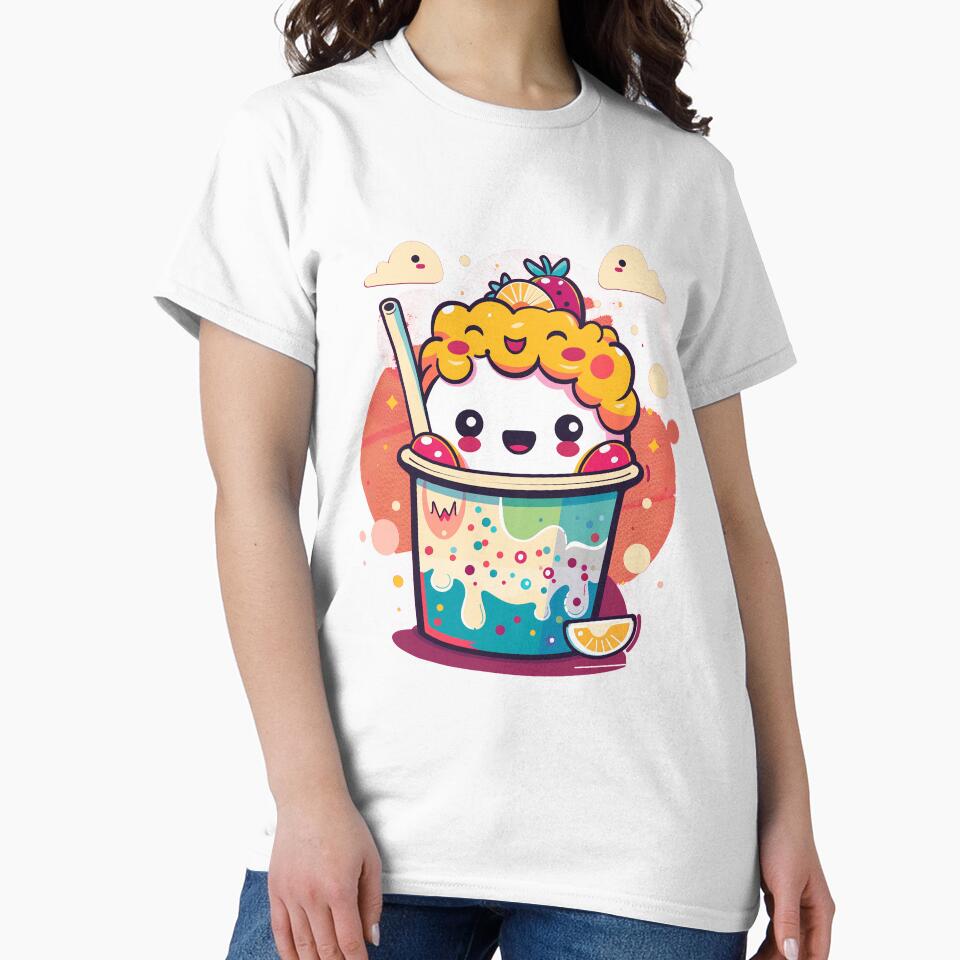 Kawaii Desert by nomiraclehere Unisex , , , Long Sleeve Tee