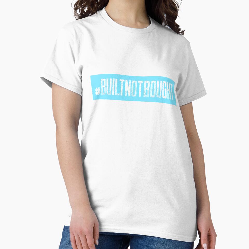 #BuiltNotBought Hashtag by DwishOriginals Unisex , , , Long Sleeve Tee