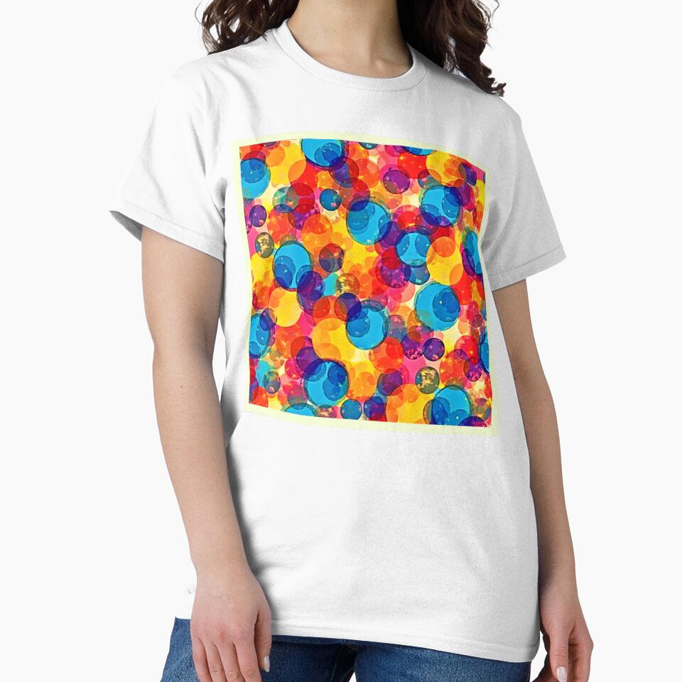 Overlapping Circles Color Chaos Art by Health And Fitness Posts e-Store