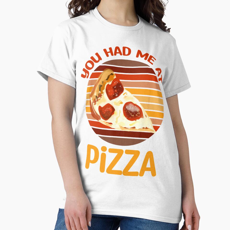 You Had Me At Pizza, Pizza Lover by SportyDogShop Unisex , , , Long Sleeve Tee