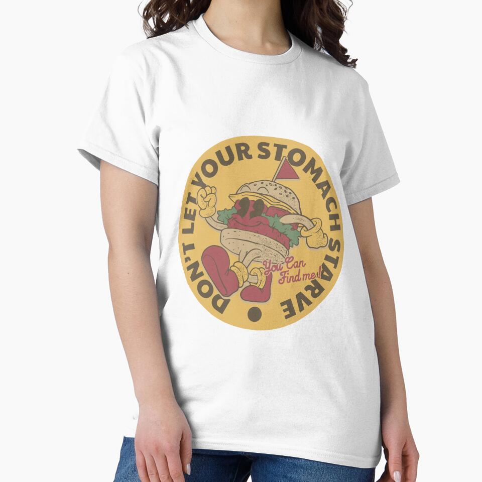 Don't Let Your Stomach Starve by The Qash Unisex , , , Long Sleeve Tee