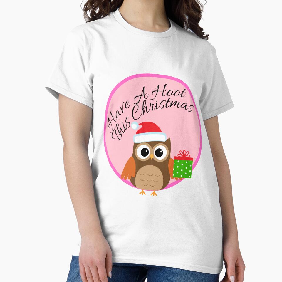 Funny Christmas Owl Pun by DylanJones1 Unisex , , , Long Sleeve Tee