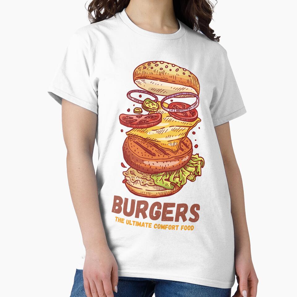 The Burger Boss - Burgers - The ultimate comfort food by WBP Mart Unisex , , , Long Sleeve Tee