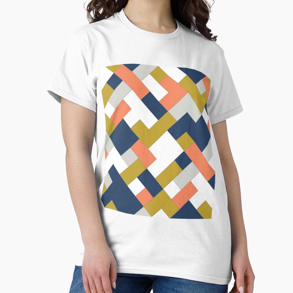 Mid Century Diagonal Pattern by chntl-shop