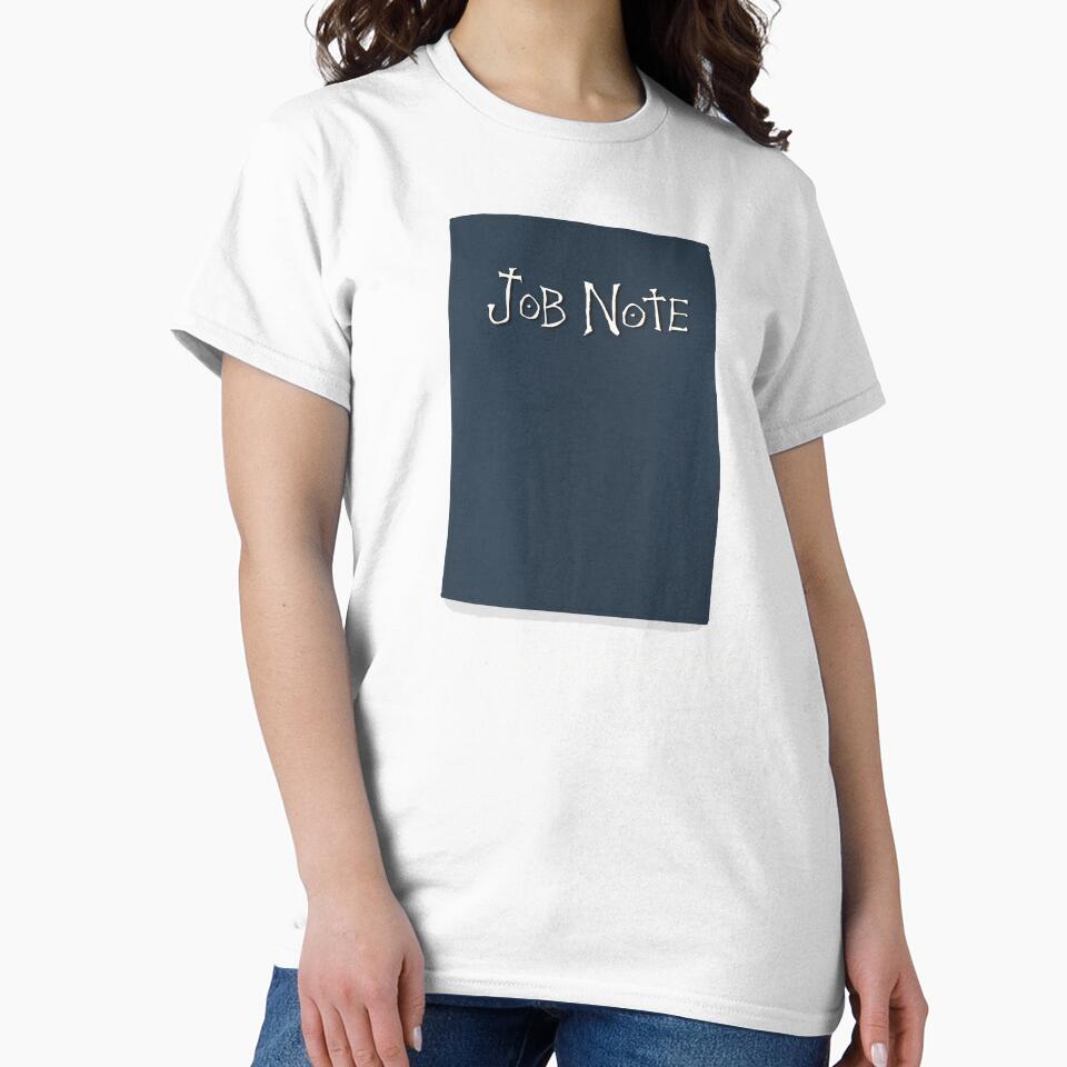 Job note (death note parody) by Zeroskillanimat Unisex , , , Long Sleeve Tee