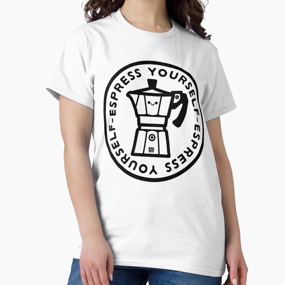 Espress Yourself by DocHackenbush Unisex , , , Long Sleeve Tee