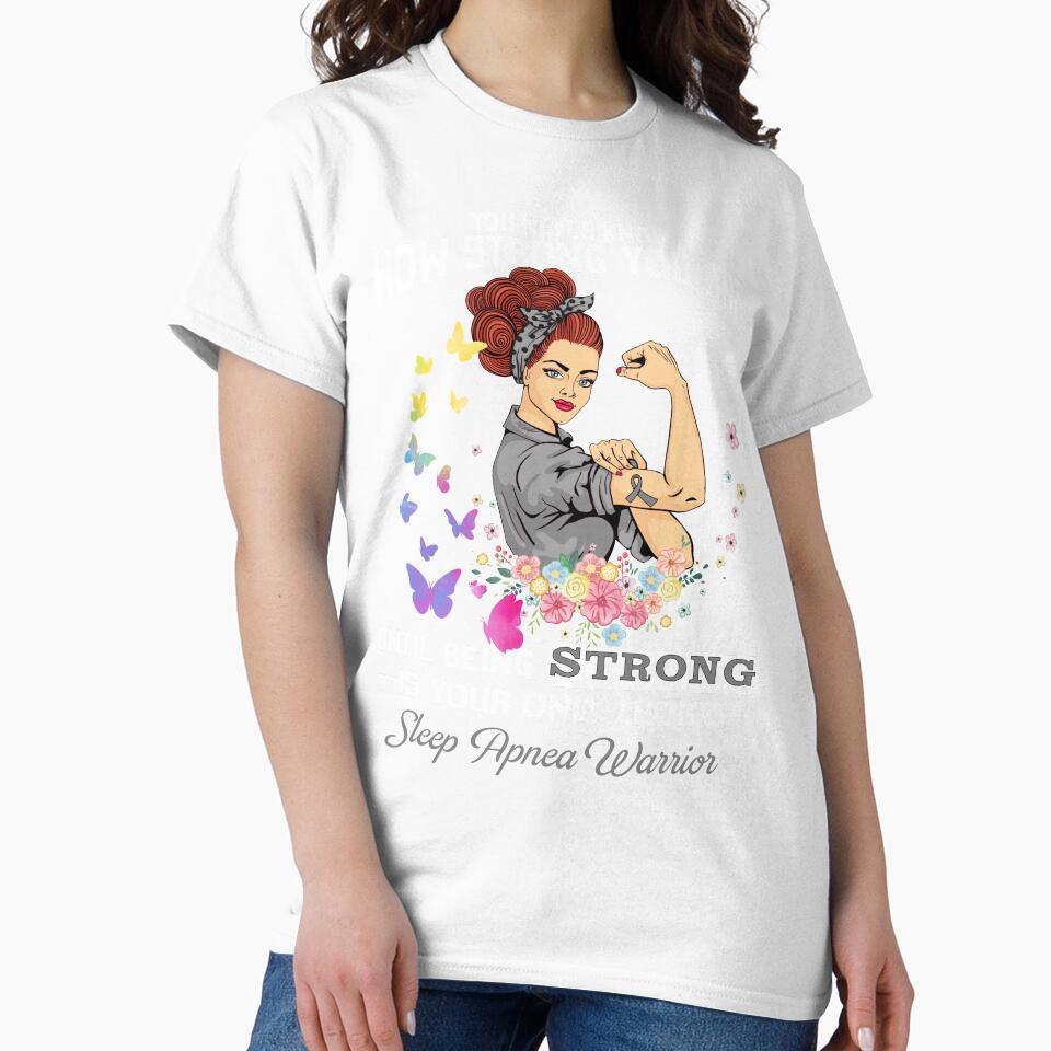 Sleep Apnea Warrior You Never Know How Strong You Are by largellie Unisex , , , Long Sleeve Tee