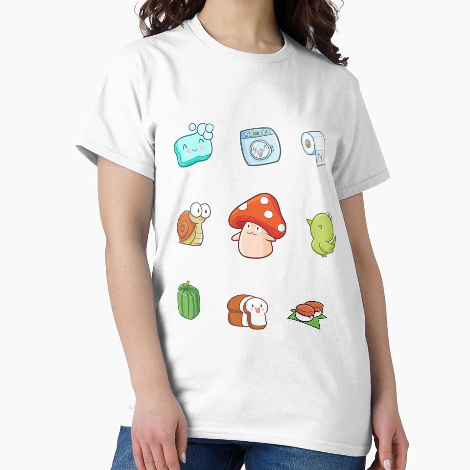 Kawaii mushroom, snail, bird, bread, sushi, watermelon, soap, laundry and toilet paper by MagicStrawberry