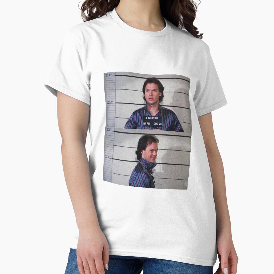 Michael Keaton Mugshot by StrangeBootique Unisex , , , Long Sleeve Tee