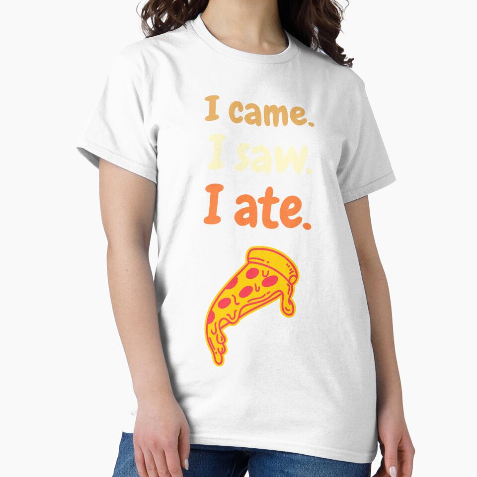 I came. I saw. I ate. food person. by JGfam-tees Unisex , , , Long Sleeve Tee