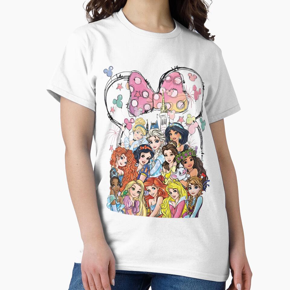 Fairytale Princess Friends Castle by rexhepchixran Unisex , , , Long Sleeve Tee