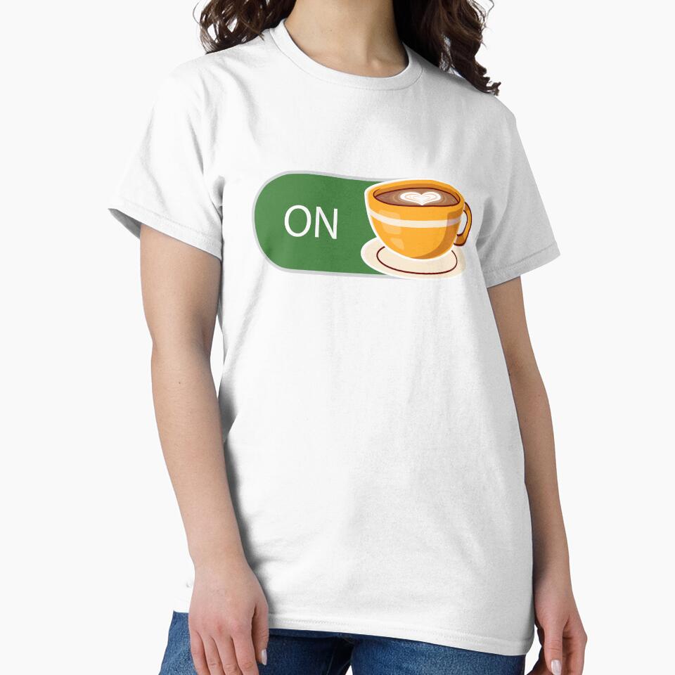 Coffee Mode On Cappuccino by UnknownArtistt Unisex , , , Long Sleeve Tee