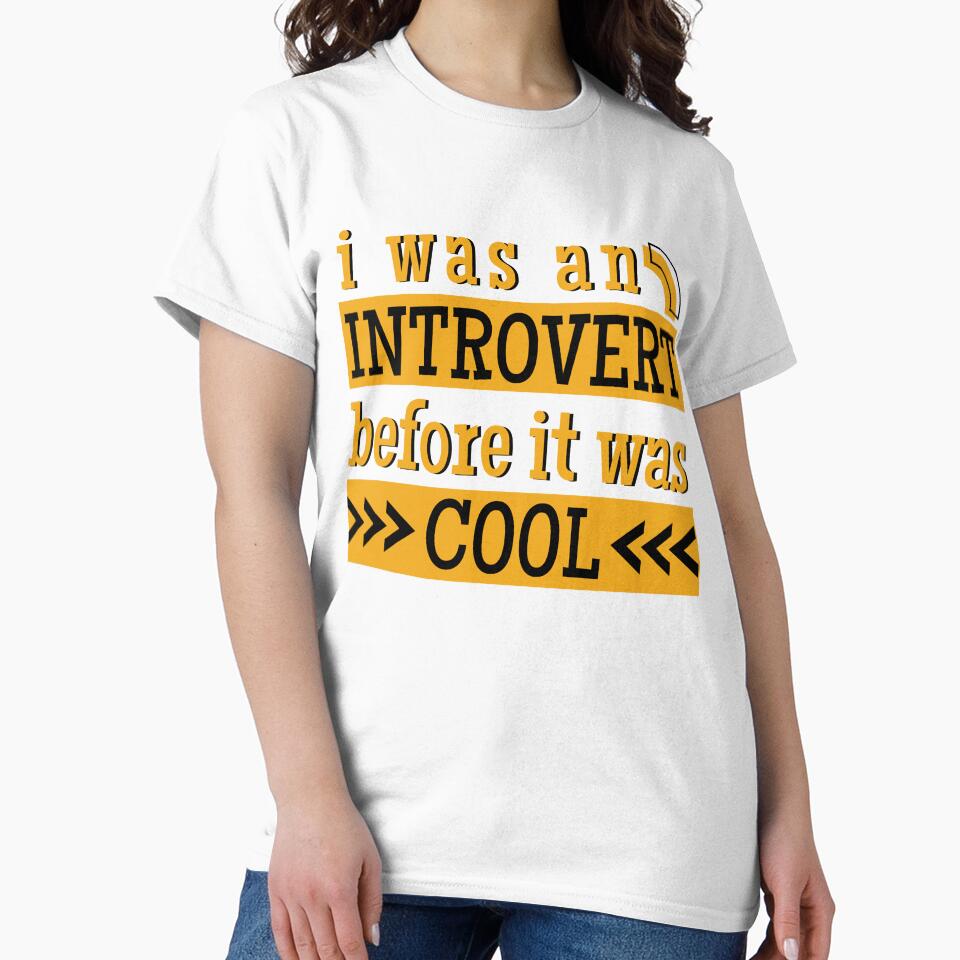 I Was An Introvert Before It Was Cool by Hic21 Unisex , , , Long Sleeve Tee