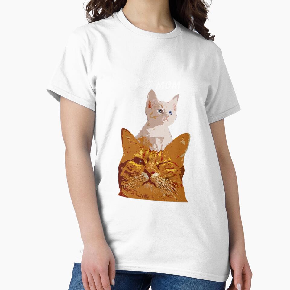 Cat Lovers Cute Kittens Mom Novelty by gonzales6422 Unisex , , , Long Sleeve Tee
