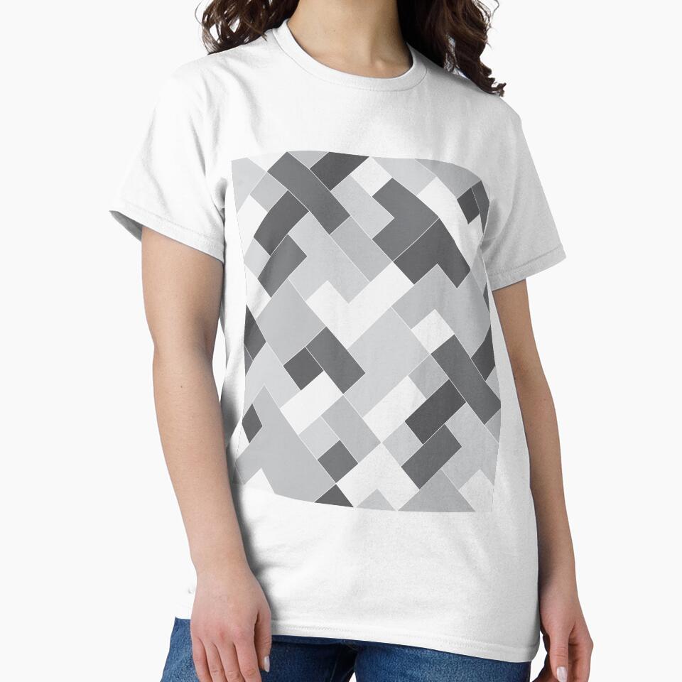 Grey Mid Century Diagonal Pattern by chntl-shop