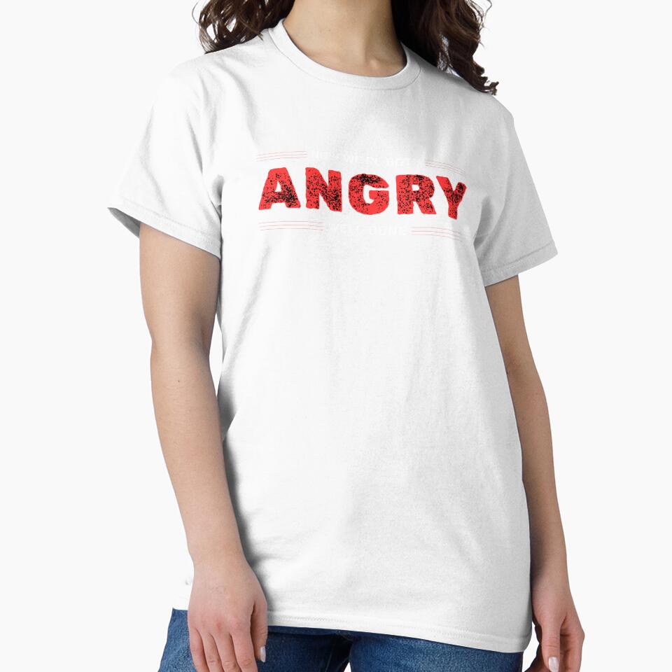 Now We're Both Angry Well Done by Writing Dog Designs Unisex , , , Long Sleeve Tee