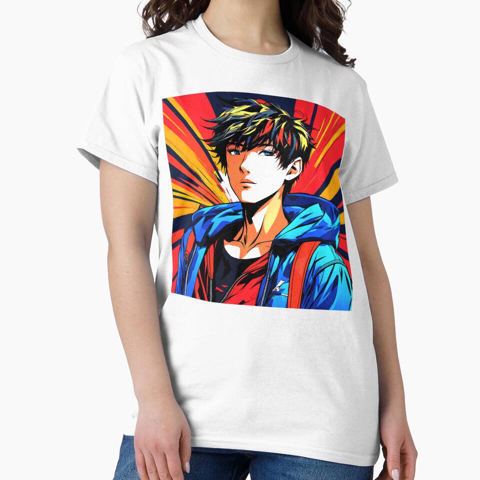 Pop Art Culture Street Hero Cartoon Boy by DEC02 Unisex , , , Long Sleeve Tee