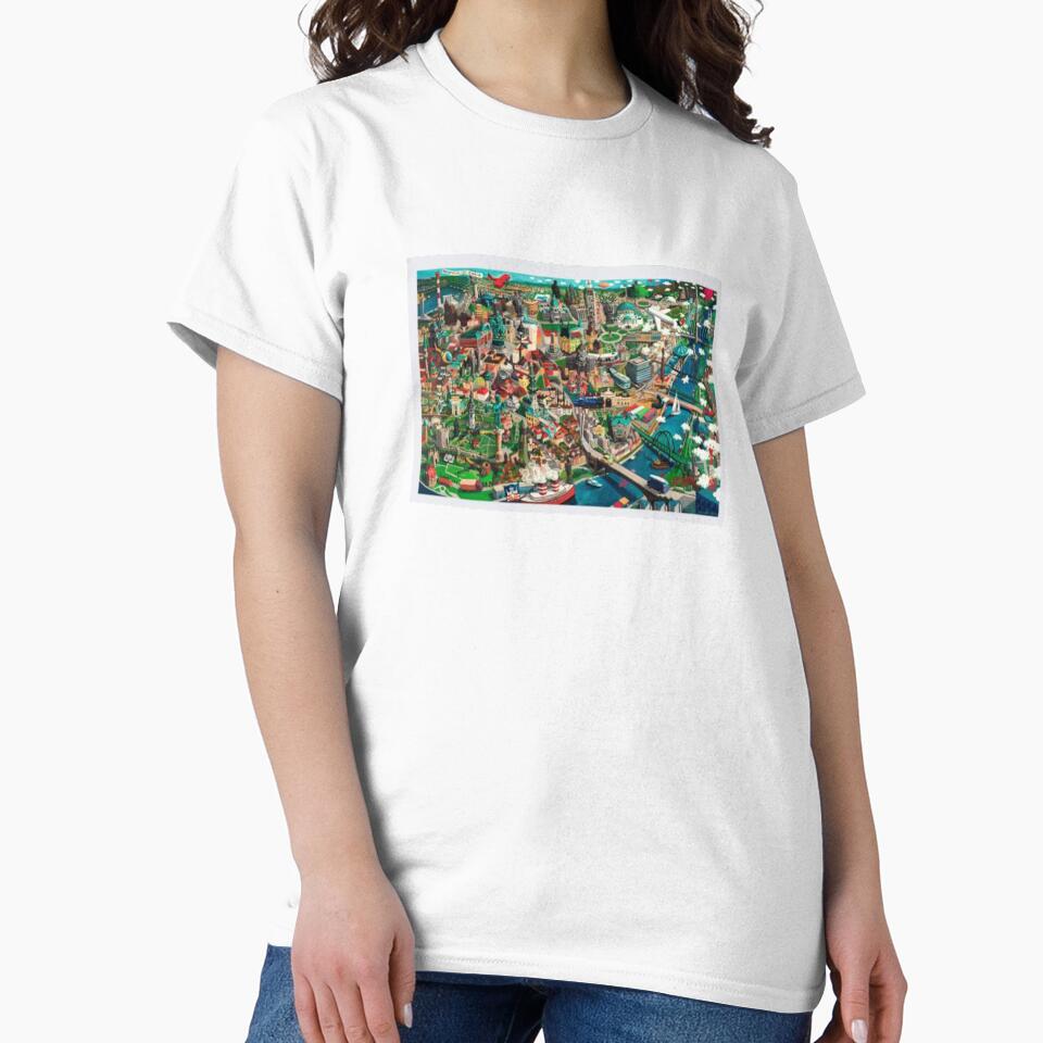 painting of a Belgrade City by Ratatatts