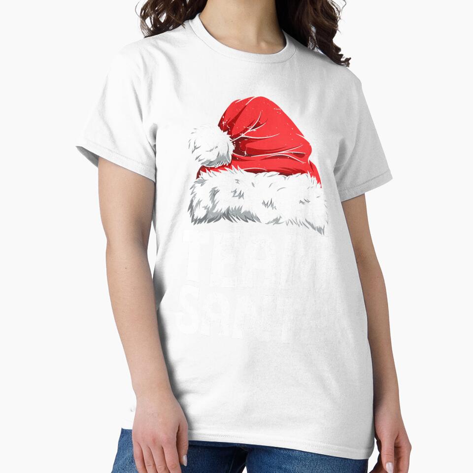 Team Santa Christmas Squad Family Matching Pajamas Short Sleeve by fajlalorgief Unisex , , , Long Sleeve Tee
