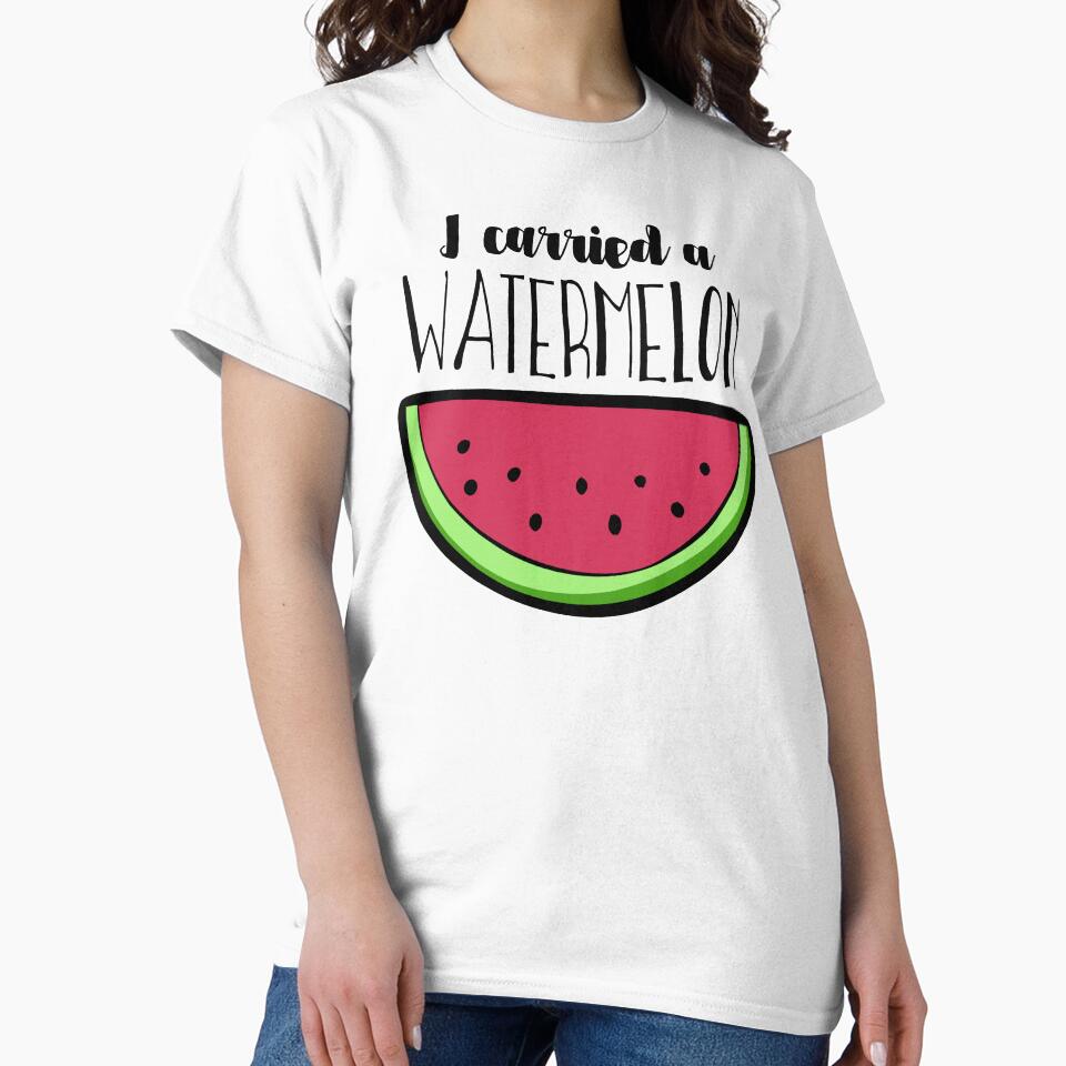 I carried a watermelon by NostalgicSpirit Unisex , , , Long Sleeve Tee