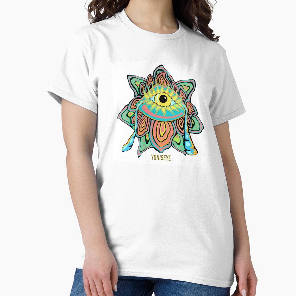 Yoni Rainbow Flower Trip 0/6 (white background) | Yonis Eye | Frisoli by Alexandria Frisoli