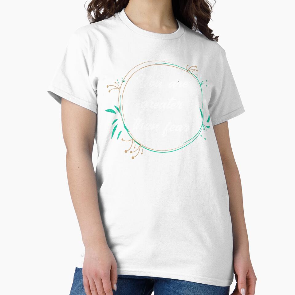 Embrace Inner Strength with Stoicism: You Are Greater Than Fear by LexaArtworks Unisex , , , Long Sleeve Tee