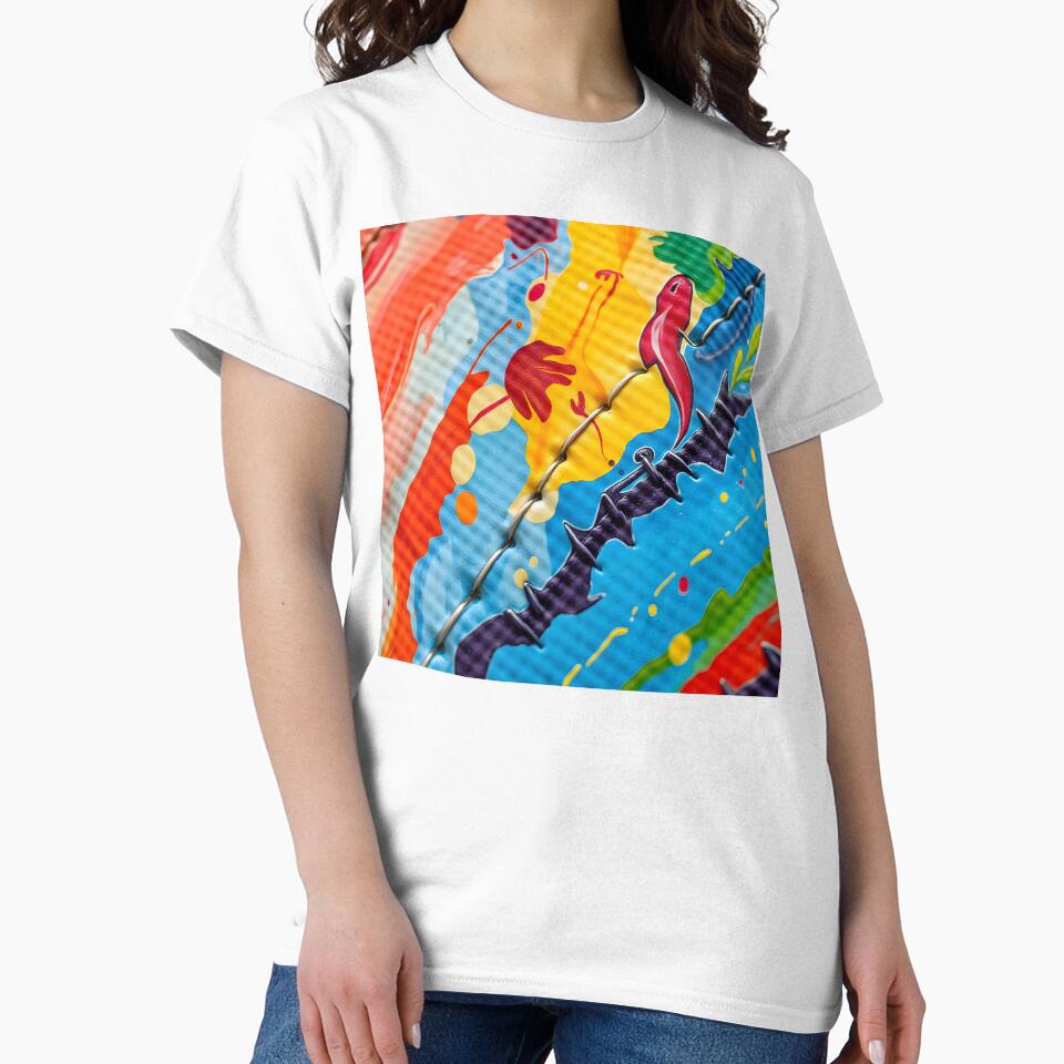 Color Spots 6 by HebaRK Studio Unisex , , , Long Sleeve Tee