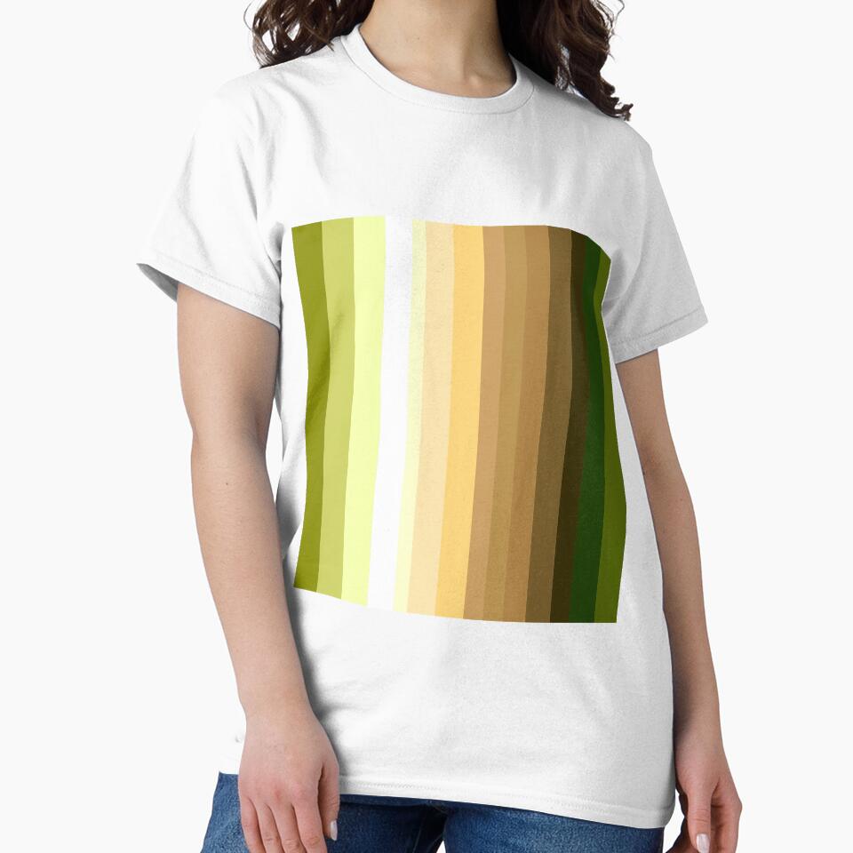 Earth Tone Vertical Stripe Pattern by bubblegoth