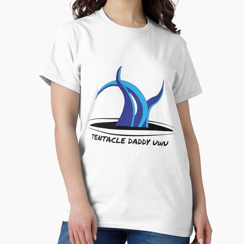Tentacle Daddy UwU by Brandon Lampitoc Unisex , , , Long Sleeve Tee