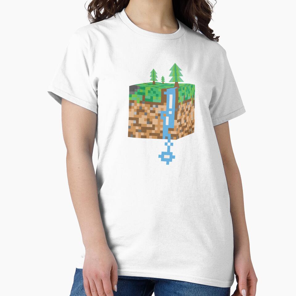 FLOOD PIXEL WORLD by 9AF- Unisex , , , Long Sleeve Tee