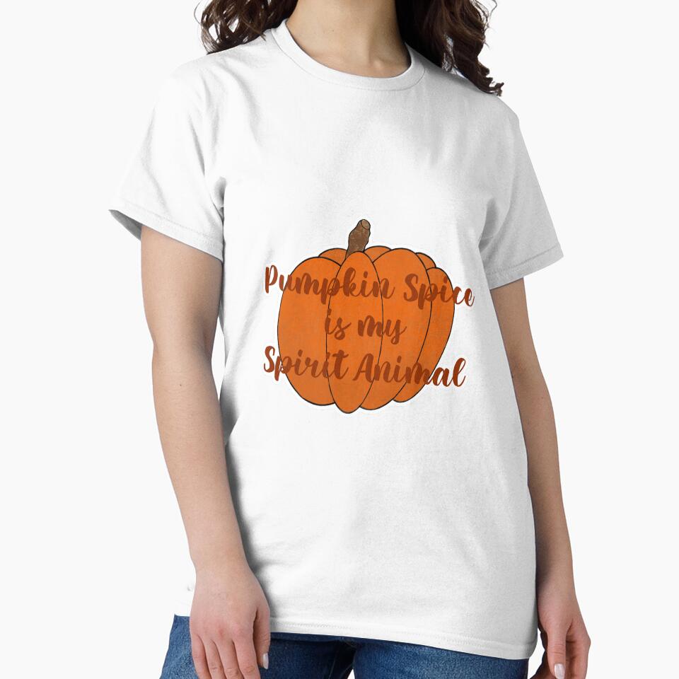 Pumpkin Spice is my Spirit Animal by twinmomma23 Unisex , , , Long Sleeve Tee