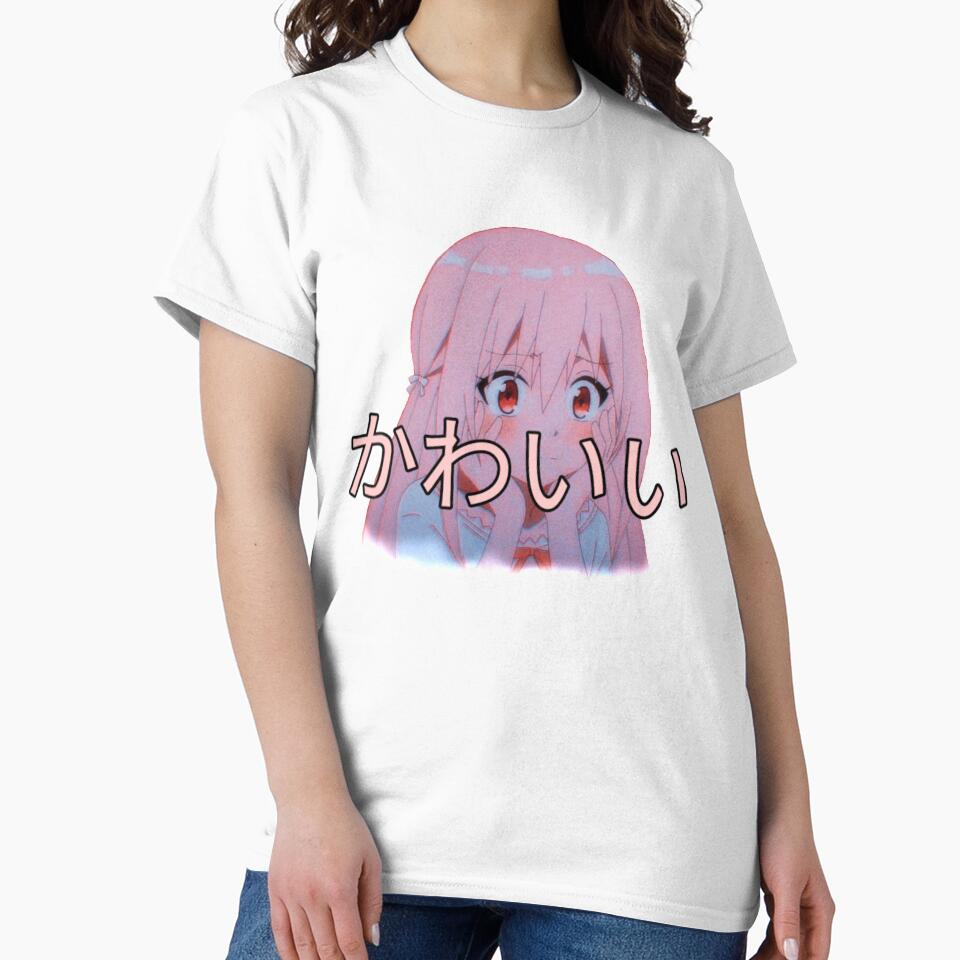 kawaii shy girl by el000