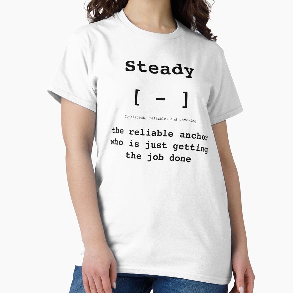 Steady Kaomoji [ - ] - Monday Mood - DRYSMIRK by DrySmirk Unisex , , , Long Sleeve Tee