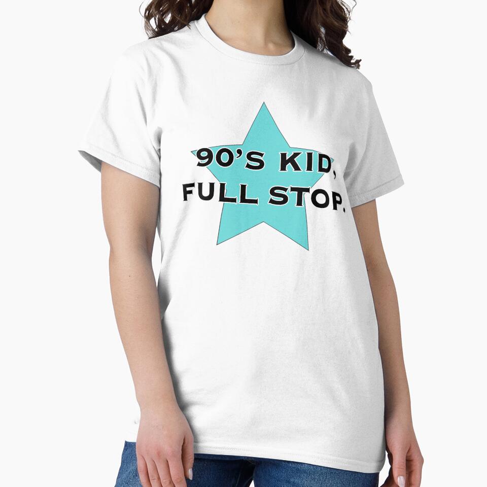 90's Kid, Full Stop by Normbot2000 Unisex , , , Long Sleeve Tee