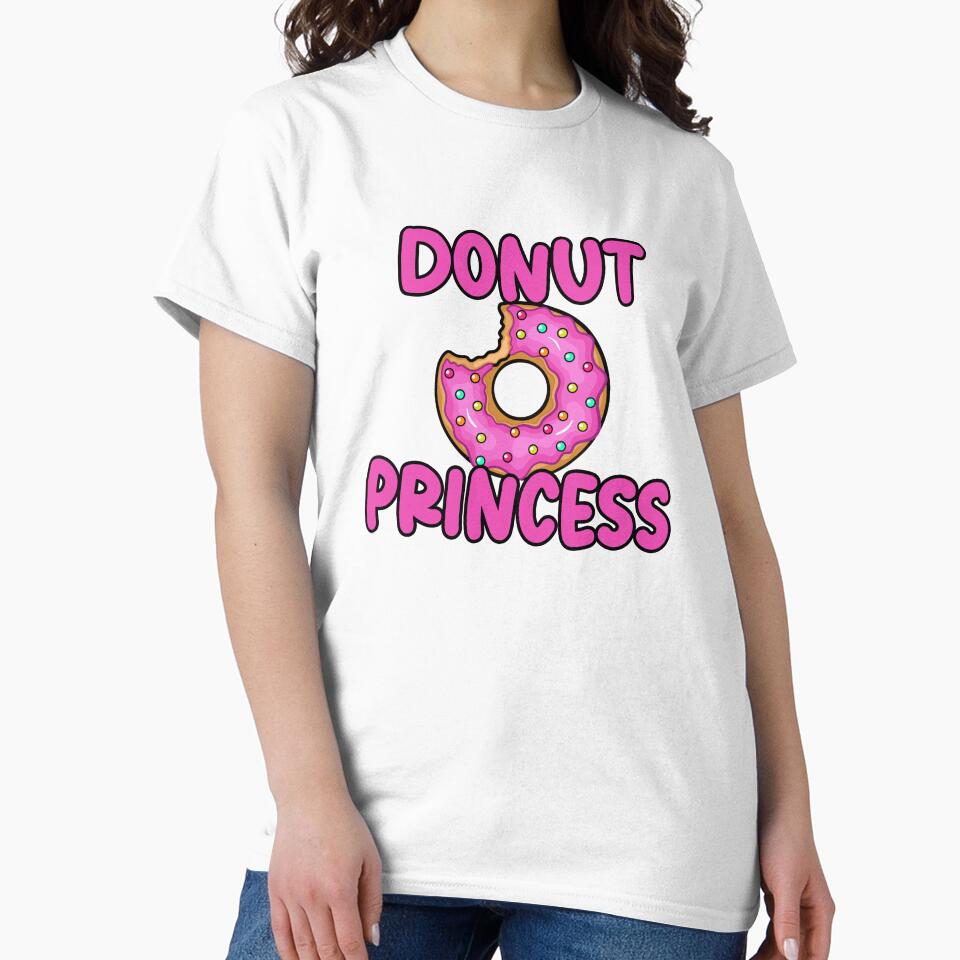 Donut Princess Funny Donut Birthday by SwankyFine Unisex , , , Long Sleeve Tee