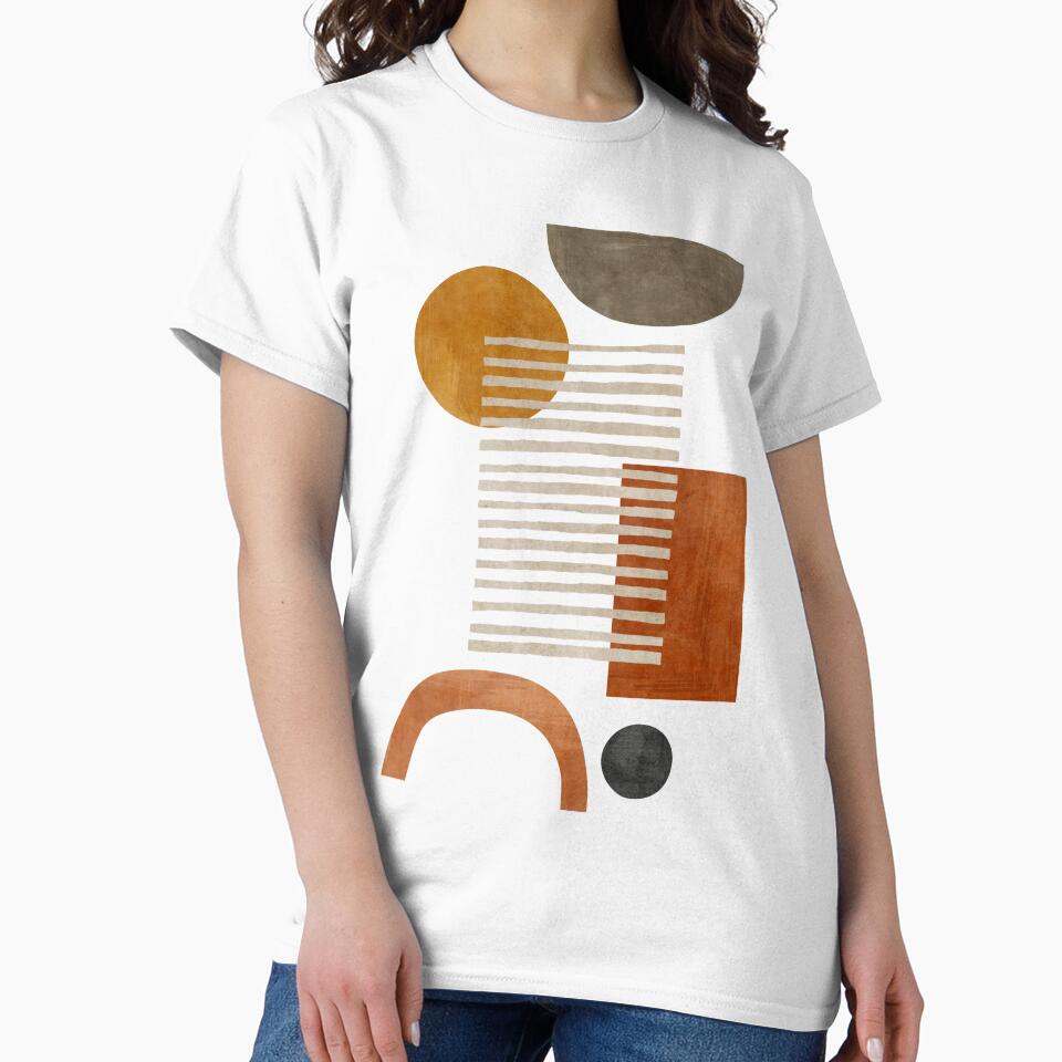 Abstract Shapes 09 Earth Tones by FAROSSTUDIO