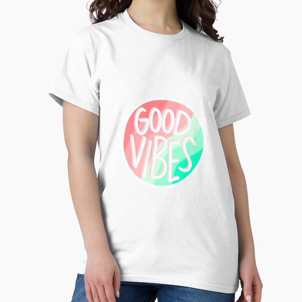 good vibes quote by Riley Coy Unisex , , , Long Sleeve Tee