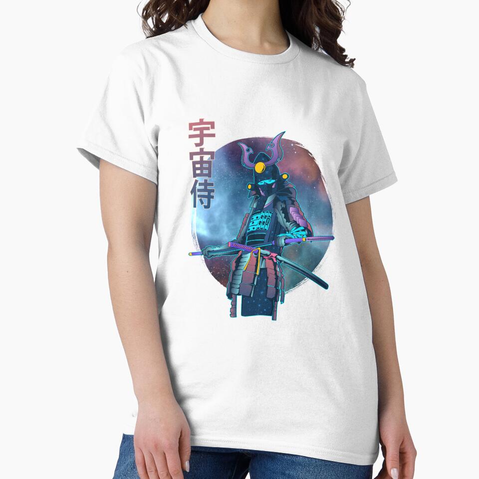 Space Samurai by Astrovada Unisex , , , Long Sleeve Tee