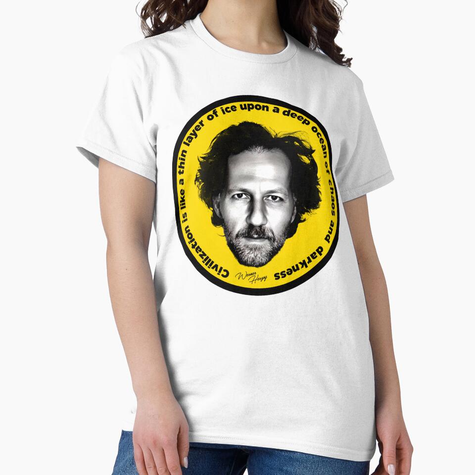 Werner Herzog 'Ocean of Chaos and Darkness' by ourkid Unisex , , , Long Sleeve Tee