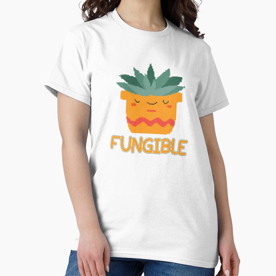 Fungible - NFT crypto art by cruzzcreation Unisex , , , Long Sleeve Tee