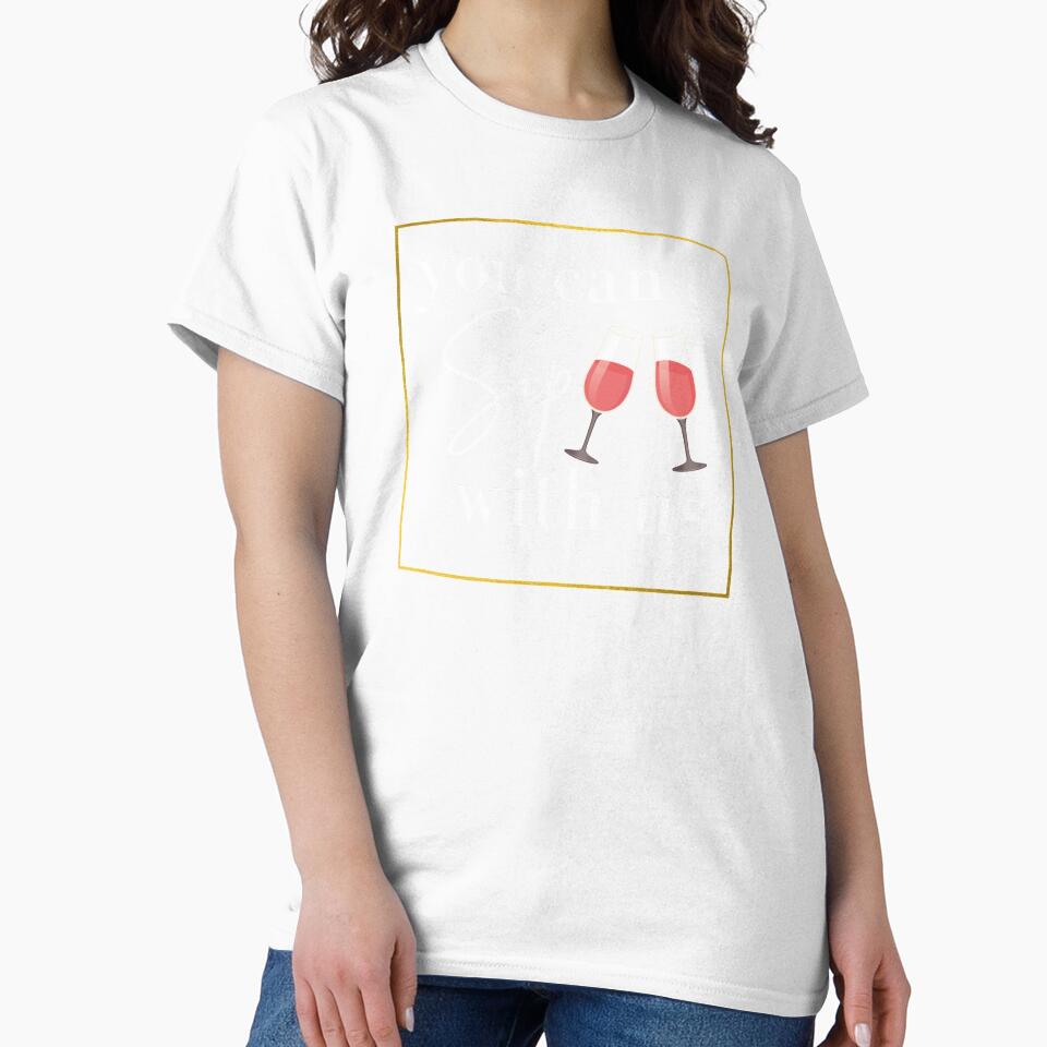 Sip With Us by Vivoh12 Unisex , , , Long Sleeve Tee