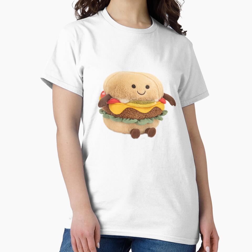 Amuseable Burger by DecalRush Unisex , , , Long Sleeve Tee