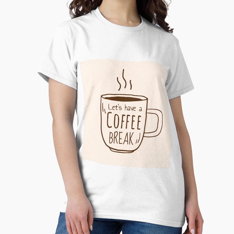 Let's Have a Coffee Break by newburyboutique Unisex , , , Long Sleeve Tee