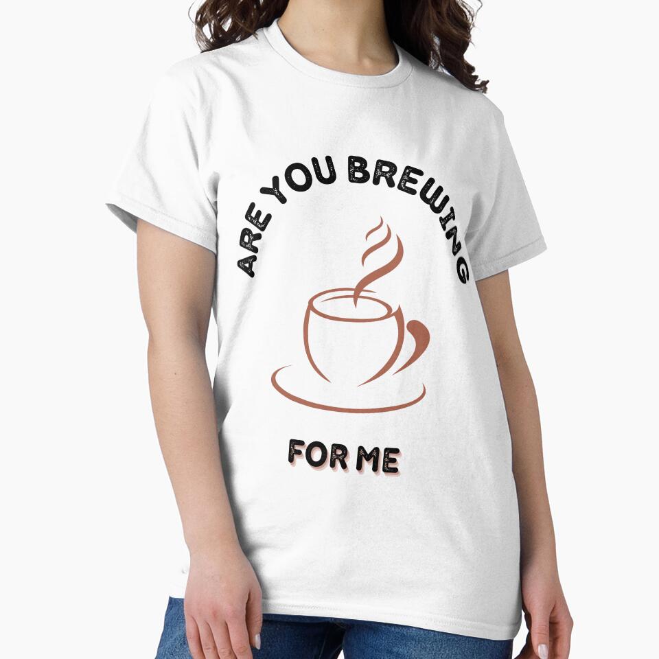 Are You Brewing Coffee For Me V2 by zakariadesigner Unisex , , , Long Sleeve Tee