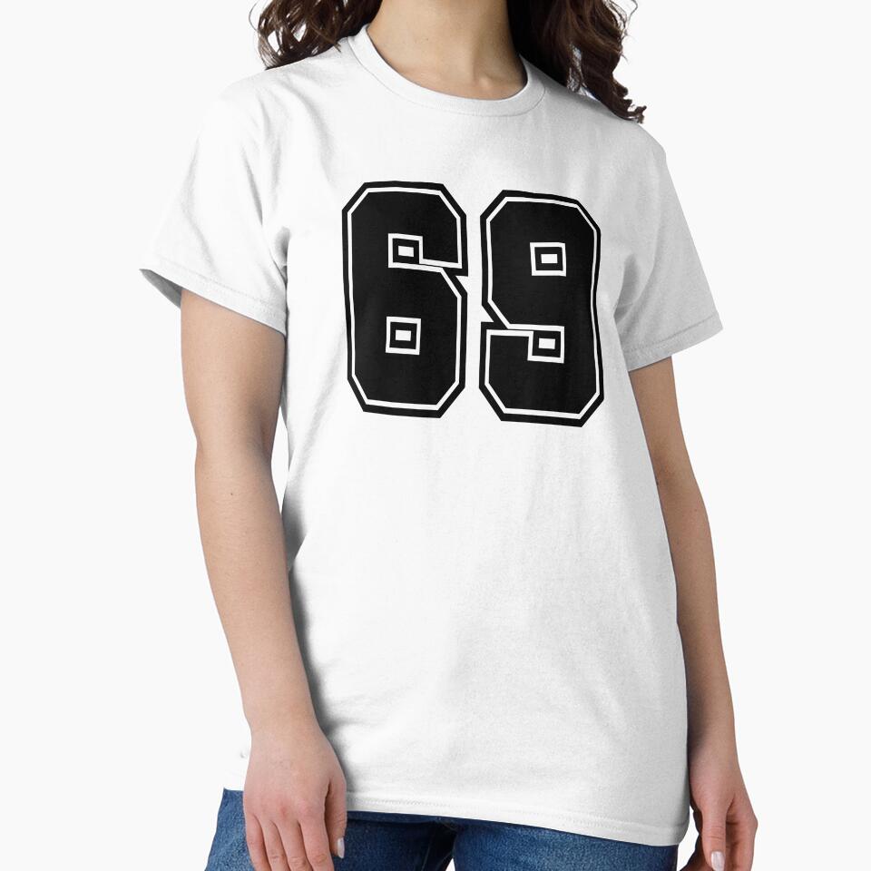 69 jersey number college style by GeogDesigns