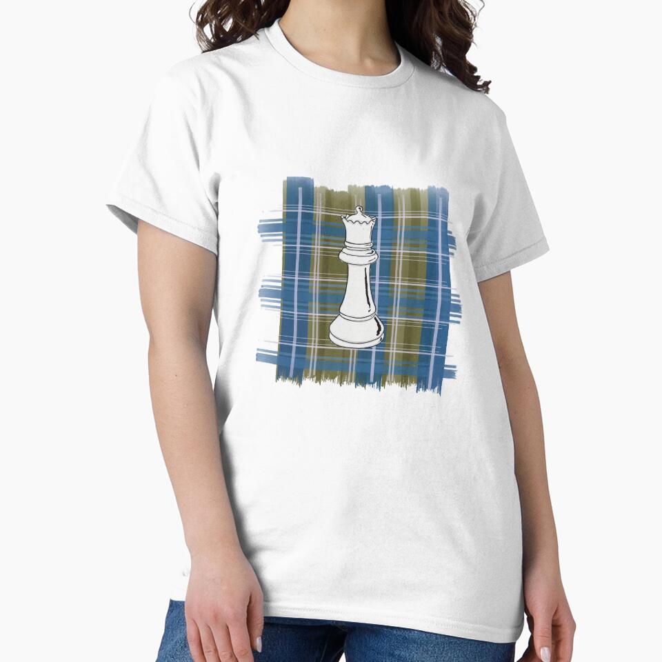 PinkPantheress Inspired Graphic – Y2K Tartan & Chess Design | UK Indie Hyperpop Sticker, T-Shirt & Poster by CoverCulture